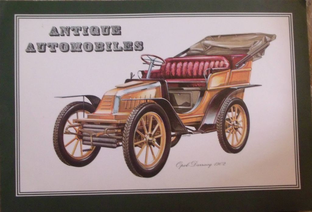 Cars Scania-Renault-Wartzburg VintageTransportation; Print- Cars Scania-Renault-Wartzburg VintageTransportation; Print-