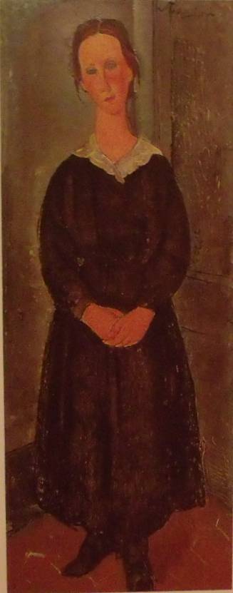 Servant Girl by Amedeo Modigliani (Italian) Lithograph- Girl Servant Girl by Amedeo Modigliani (Italian) Lithograph- Girl