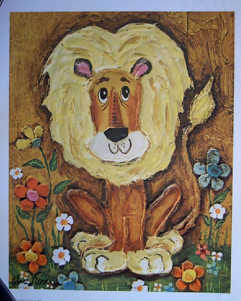 Animal Art-Children's Art -Animals Prints by Edna Vierra Animal Art-Children's Art -Animals Prints by Edna Vierra