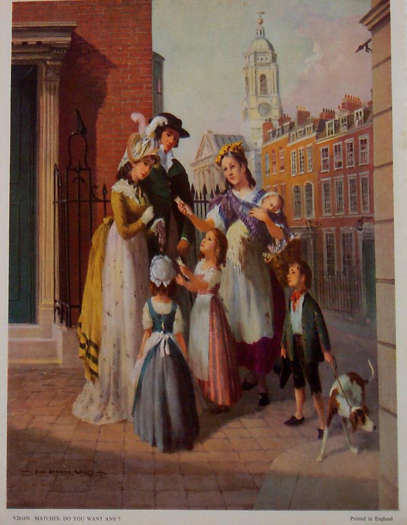 V. De Beauvoir Ward Art-Vintage English Street Scenes V. De Beauvoir Ward Art-Vintage English Street Scenes
