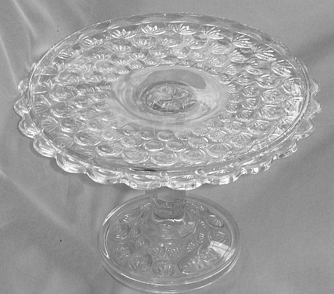 EAPG McKee High Standard Cake Stand Yale or Crow Foot EAPG McKee High Standard Cake Stand Yale or Crow Foot