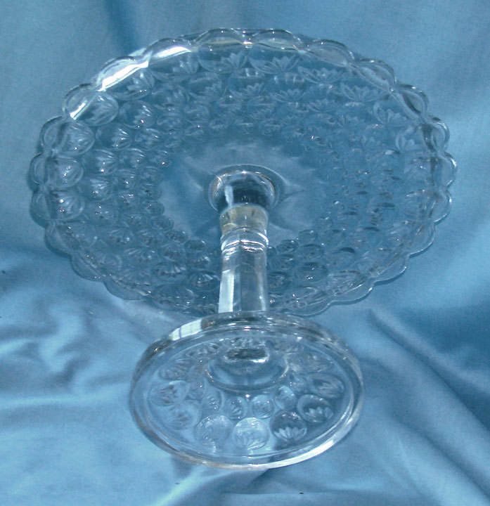EAPG McKee High Standard Cake Stand Yale or Crow Foot EAPG McKee High Standard Cake Stand Yale or Crow Foot