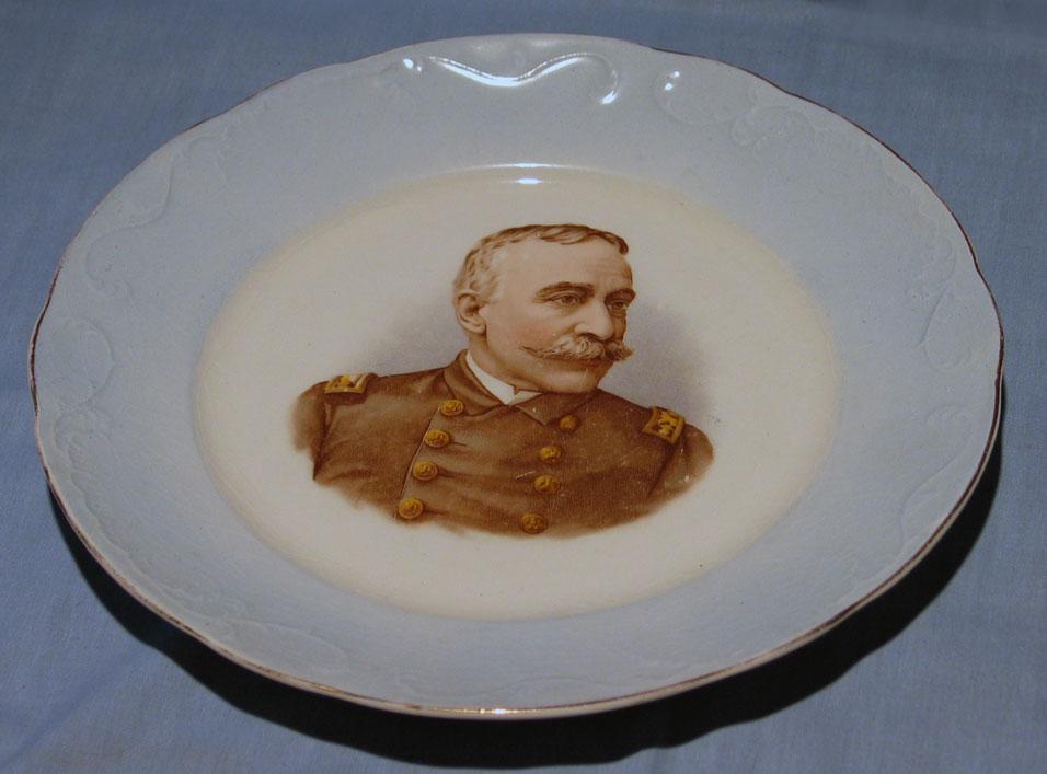 West End Pottery Admiral Dewey Commemorative Plate West End Pottery Admiral Dewey Commemorative Plate