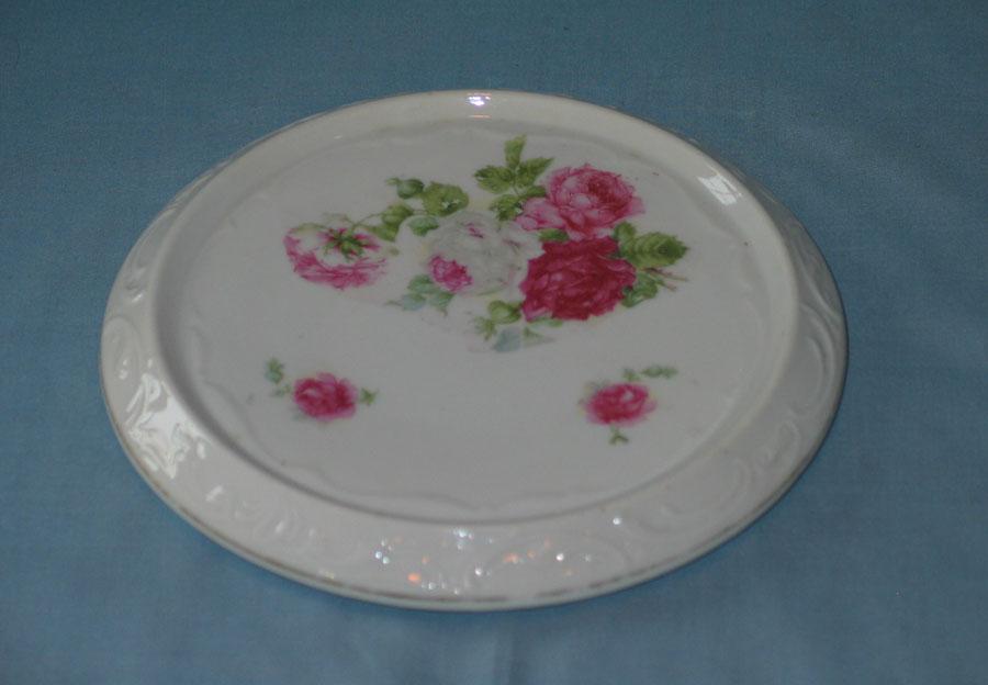 China Trivet with Roses China Trivet with Roses