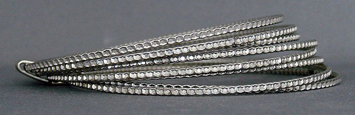 Vintage faux stone stacked bangle bracelet Vintage faux stone stacked bangle bracelet