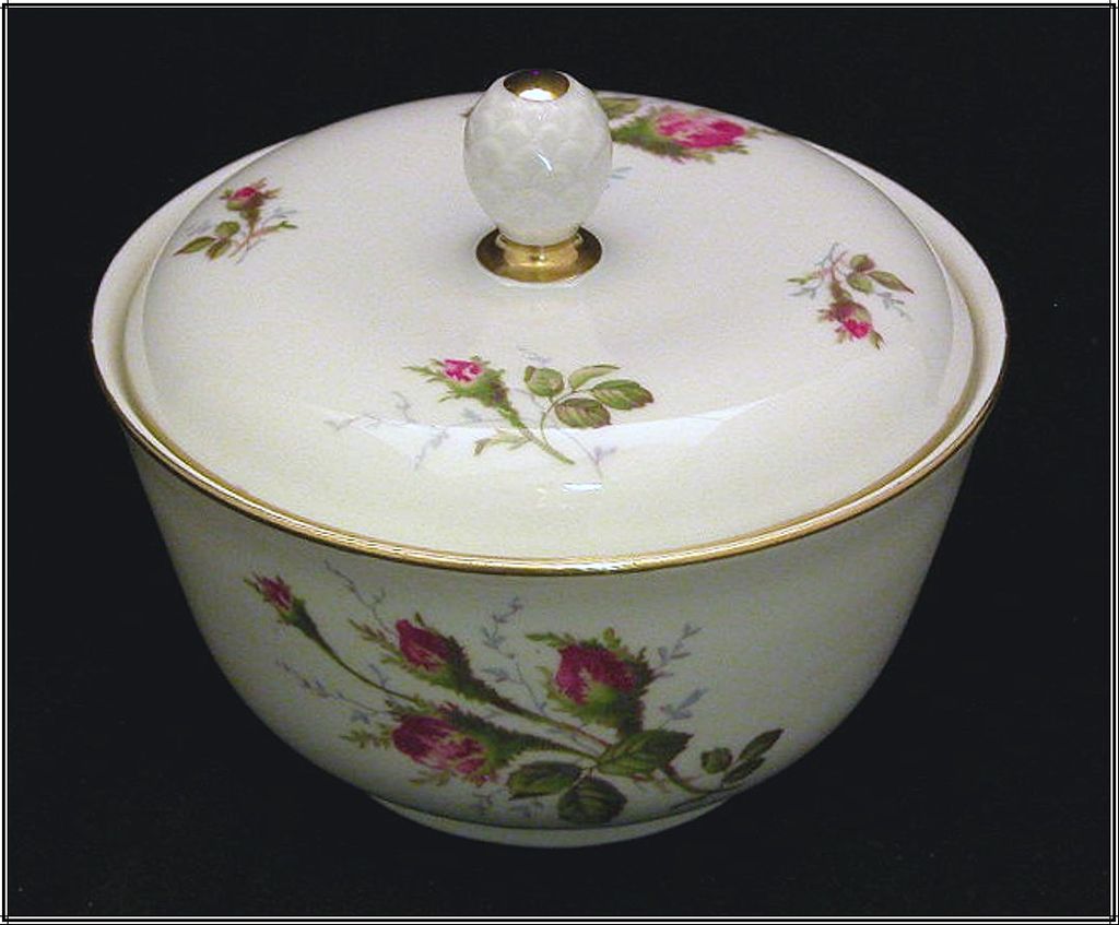 Rosenthal Selb Germany Trinket Box or Dresser Dish with Lid, Helena Roses Rosenthal Selb Germany Trinket Box or Dresser Dish with Lid, Helena Roses