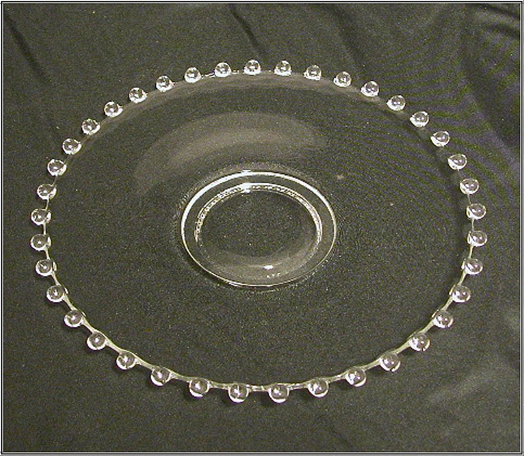 Set of 2 Imperial Candlewick Plates, Dessert, Salad Set of 2 Imperial Candlewick Plates, Dessert, Salad
