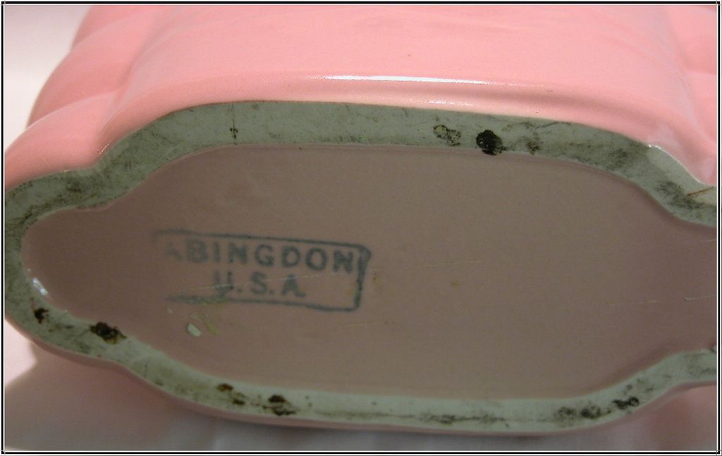 Vintage Pink Abington Vase -- Schooner, Clipper, Sailing Ship Vintage Pink Abington Vase -- Schooner, Clipper, Sailing Ship