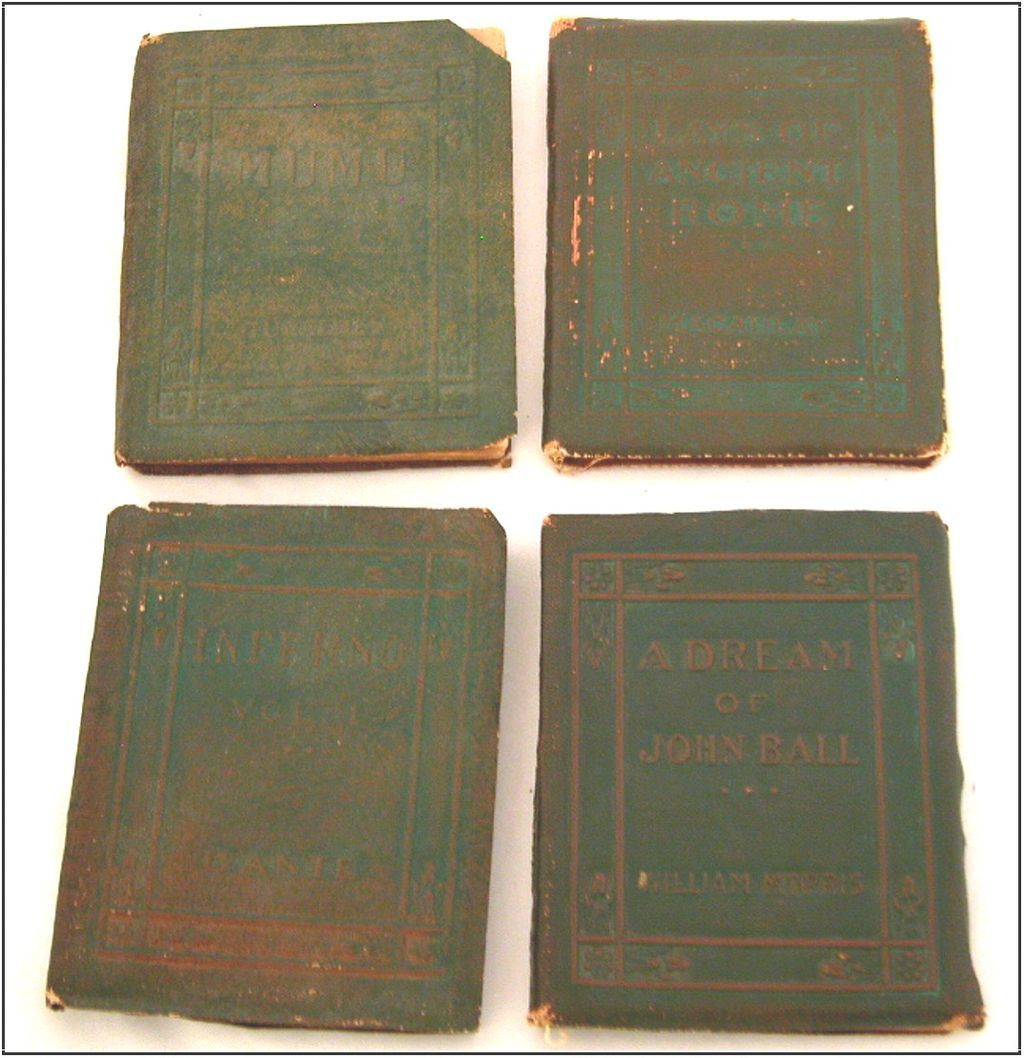 2 for $10 Little Leather Library Collection, c1920-1924, Miniature Books, Green, Brown & Red Leatherette STOCKING STUFFERS 2 for $10 Little Leather Library Collection, c1920-1924, Miniature Books, Green, Brown & Red Leatherette STOCKING STUFFERS