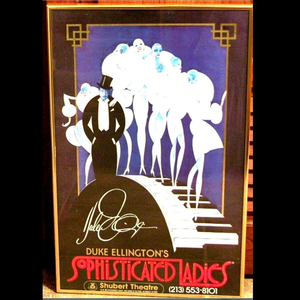 Duke Ellington's Sophisticated Ladies Framed Poster Shubert Theatre Duke Ellington's Sophisticated Ladies Framed Poster Shubert Theatre