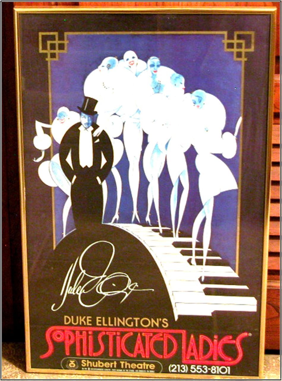Duke Ellington's Sophisticated Ladies Framed Poster Shubert Theatre Duke Ellington's Sophisticated Ladies Framed Poster Shubert Theatre