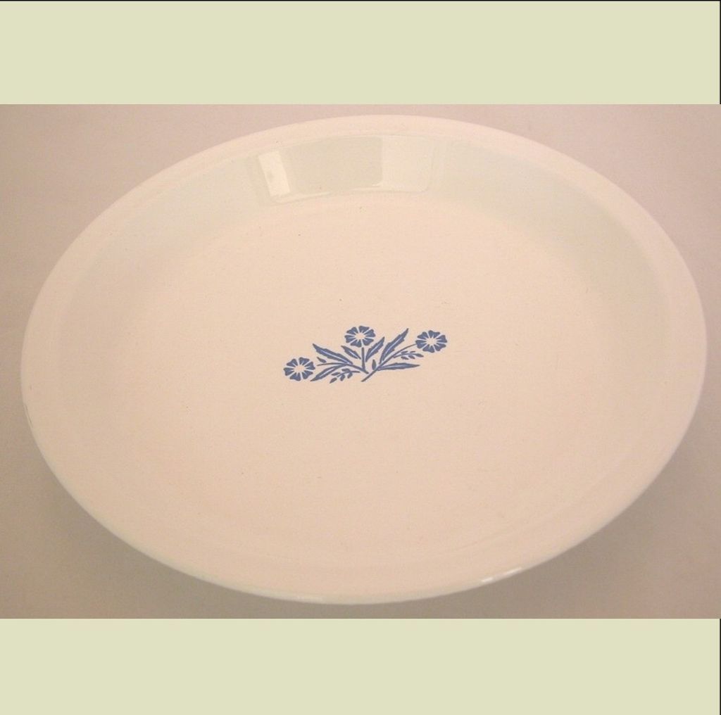 Corning Ware 9" Pie Plate Cornflower Blue P-309 Pan Dish Corning Ware 9" Pie Plate Cornflower Blue P-309 Pan Dish
