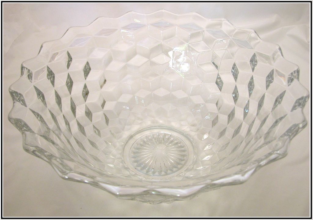 Fostoria American 14 Punch Bowl Fostoria American 14 Punch Bowl
