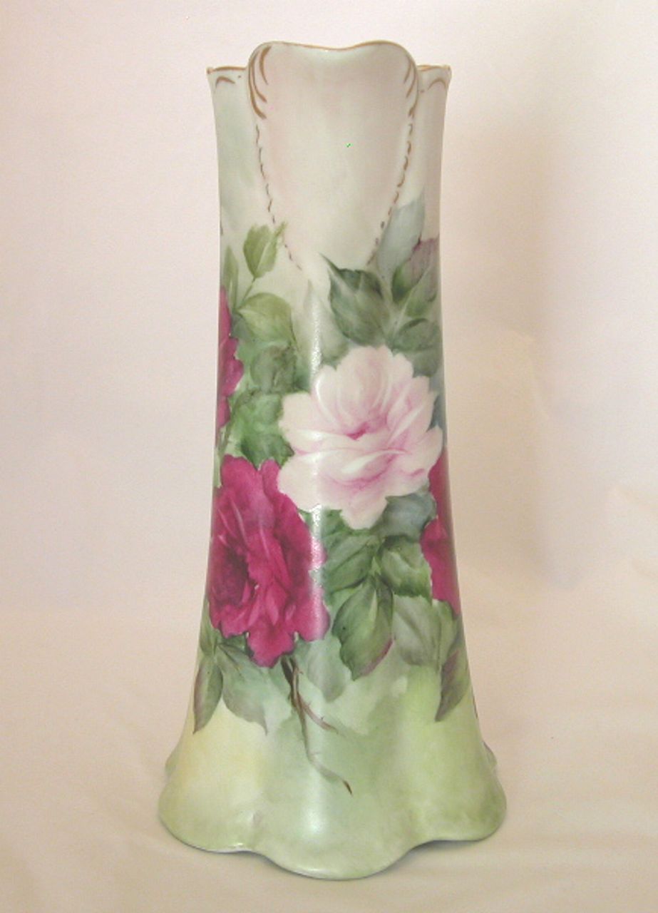 Gerold Porcelain Tall Chocolate Pitcher, Gerold Porzallan, West Germany Gerold Porcelain Tall Chocolate Pitcher, Gerold Porzallan, West Germany