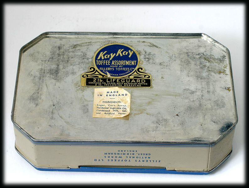 Vintage Fillerys Toffee Tin Featuring a Royal Cavalry Life Guard. Vintage Fillerys Toffee Tin Featuring a Royal Cavalry Life Guard.