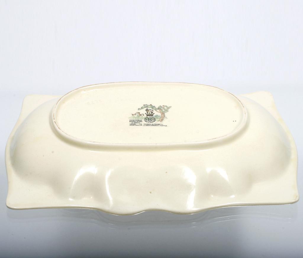 Royal Doulton Queen Elizabeth at Kenilworth Bowl Historic England Pottery 1940s Royal Doulton Queen Elizabeth at Kenilworth Bowl Historic England Pottery 1940s