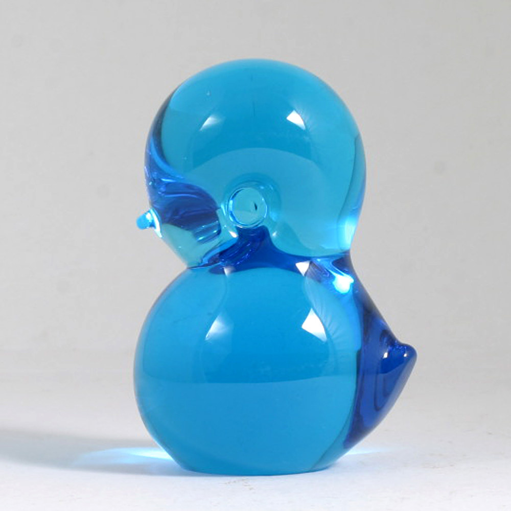 FM Konstglass Ronneby Blue Bird Figurine Paperweight Scandinavian Art Glass FM Konstglass Ronneby Blue Bird Figurine Paperweight Scandinavian Art Glass