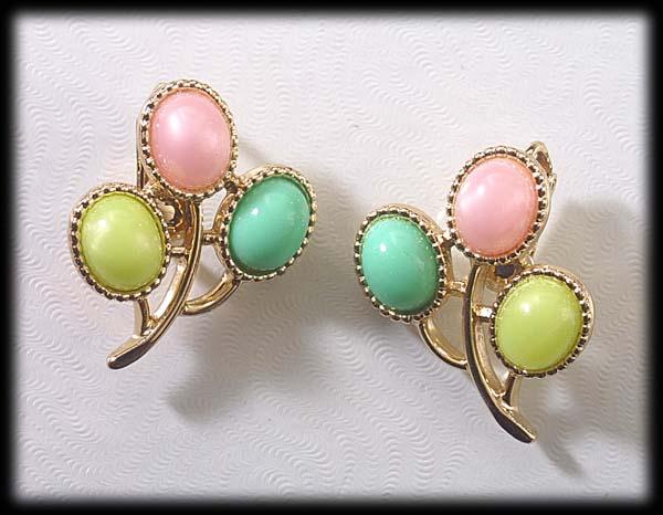 Vintage Sarah Coventry 1970's "Candy Land" Clip on Earrings Vintage Sarah Coventry 1970's "Candy Land" Clip on Earrings