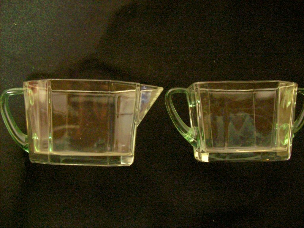 Heisey Sugar / Creamer Octagon Blank # 500 Heisey Sugar / Creamer Octagon Blank # 500