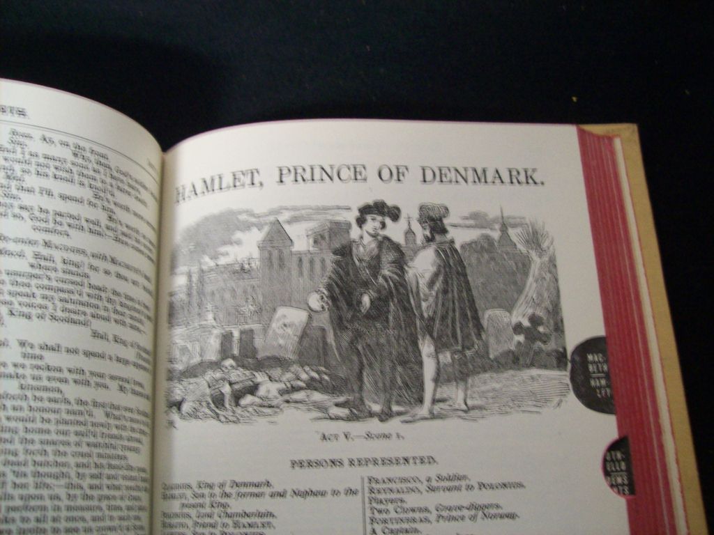 Vintage Book "Complete Works of Shakespeare" / Leatherette Vintage Book "Complete Works of Shakespeare" / Leatherette