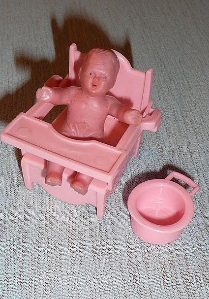 Plastic Doll House Furniture---Potty Chair Plastic Doll House Furniture---Potty Chair
