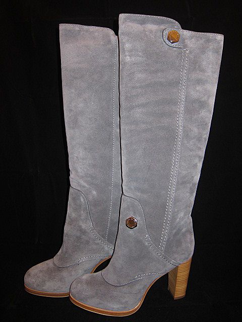 New MARC JACOBS Beaver Gray High Heeled Boots size 38.5 New MARC JACOBS Beaver Gray High Heeled Boots size 38.5
