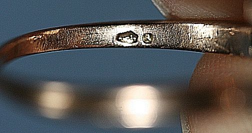 Antique French Platinum Diamonds 14K Gold Art Nouveau Ring Antique French Platinum Diamonds 14K Gold Art Nouveau Ring