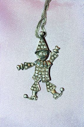 Fantastic Sterling Happy Dancing Man Pendant w/ Sterling Necklace Fantastic Sterling Happy Dancing Man Pendant w/ Sterling Necklace