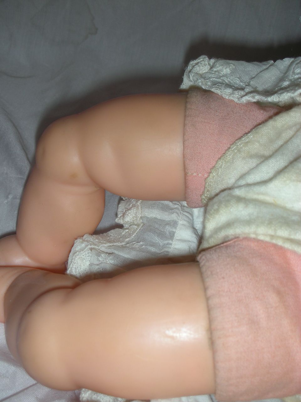 Vintage Ideal Tiny Thumbelina Doll Works with Original Gown Vintage Ideal Tiny Thumbelina Doll Works with Original Gown