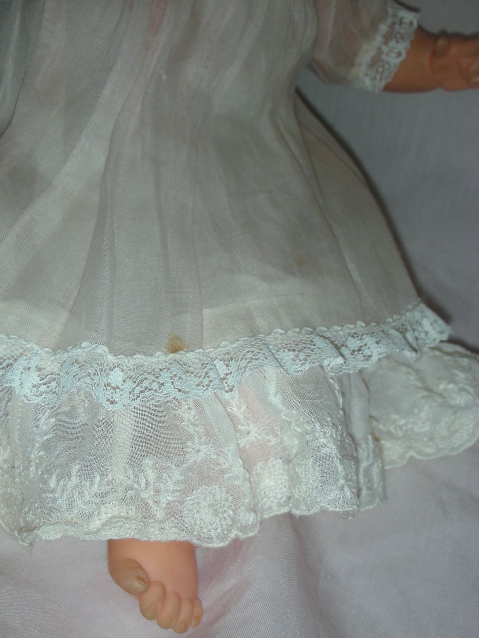 Vintage Ideal Tiny Thumbelina Doll Works with Original Gown Vintage Ideal Tiny Thumbelina Doll Works with Original Gown