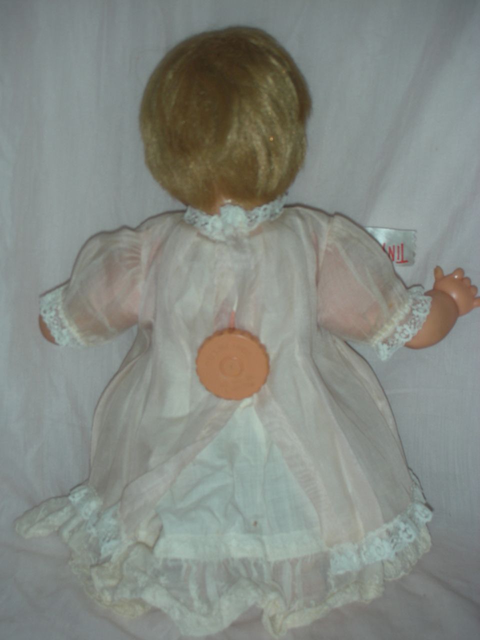 Vintage Ideal Tiny Thumbelina Doll Works with Original Gown Vintage Ideal Tiny Thumbelina Doll Works with Original Gown