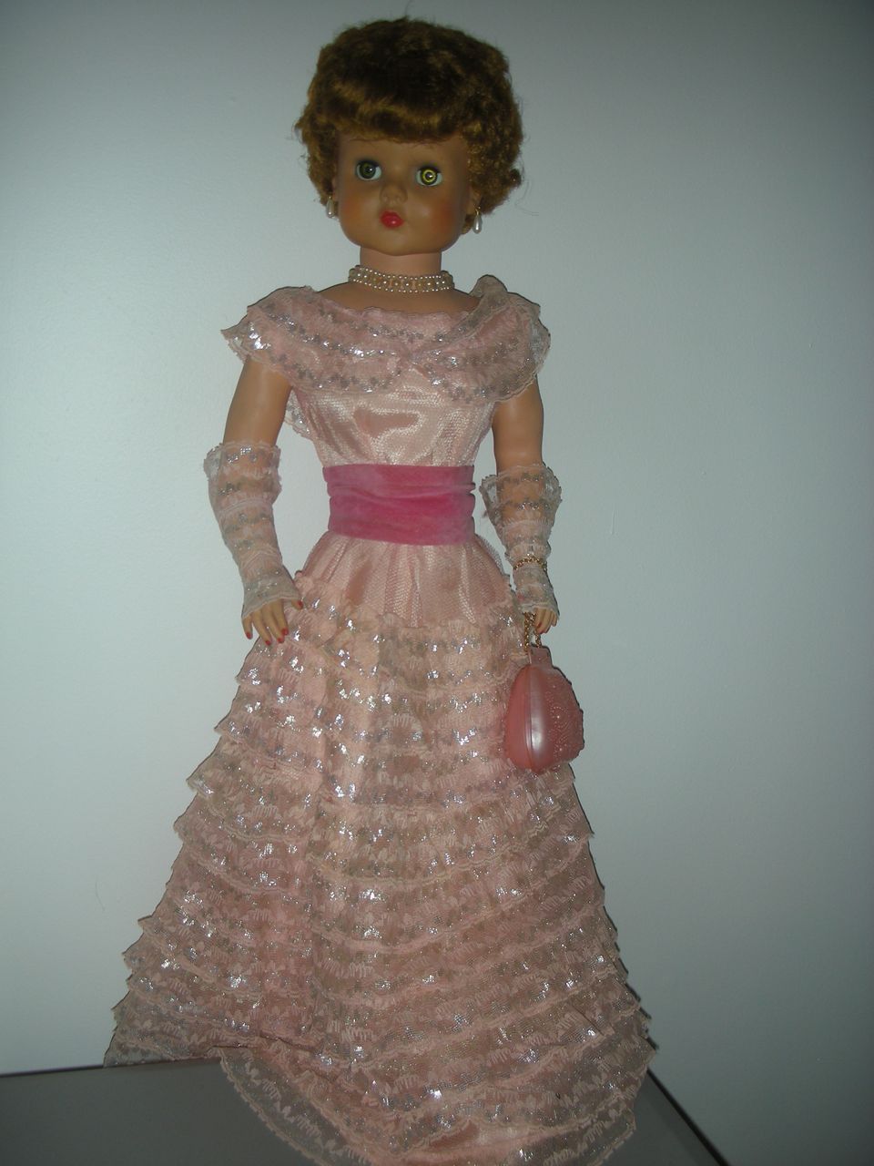Vintage 1950's Sweet Rosemary Doll By Deluxe Reading Grocery Store from
