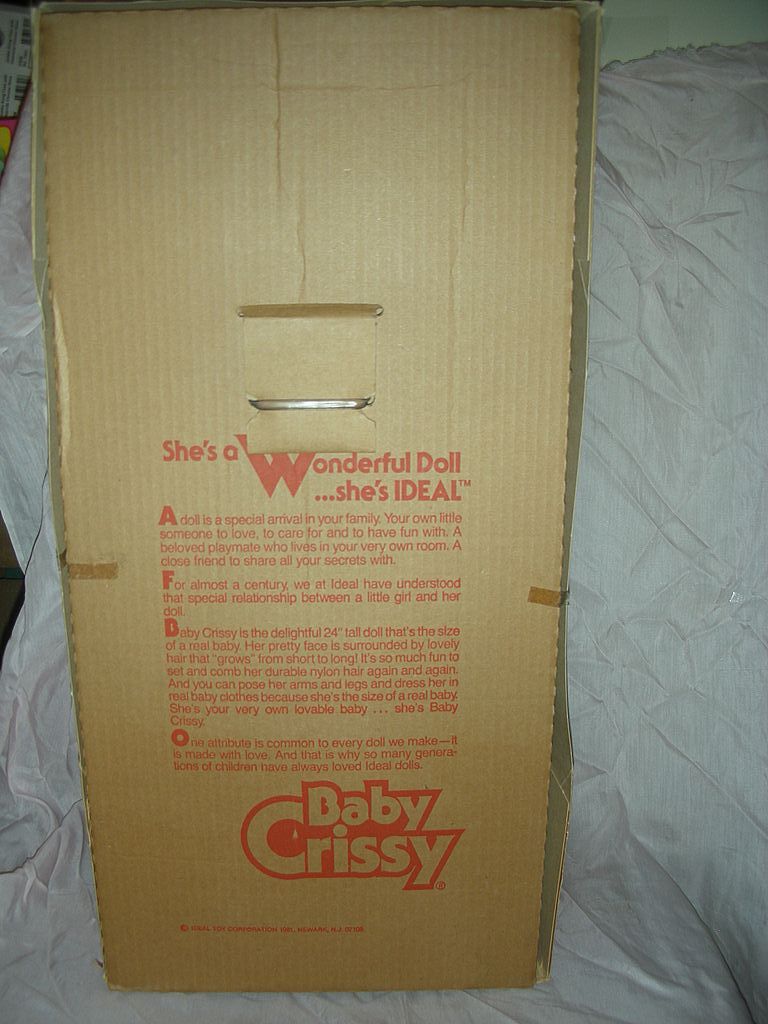 Vintage Ideal Baby African American Crissy Doll Mint in Box Vintage Ideal Baby African American Crissy Doll Mint in Box