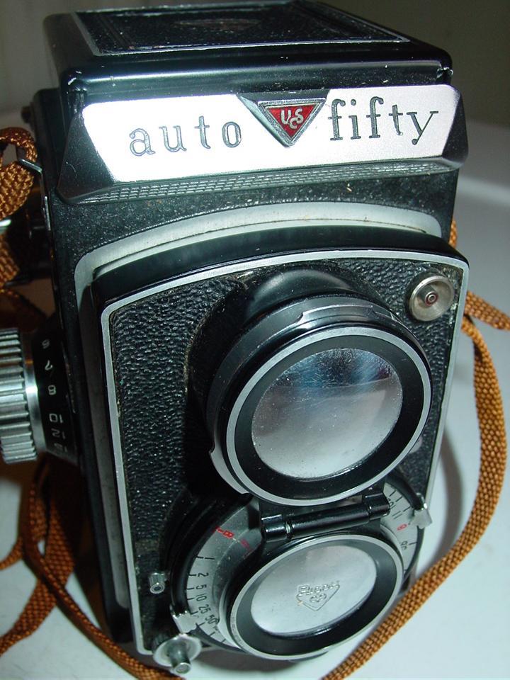 Ricoh Auto Fifty TLR Camera Twin Lens Reflex Ricoflex Synchro Mx Ricoh Auto Fifty TLR Camera Twin Lens Reflex Ricoflex Synchro Mx