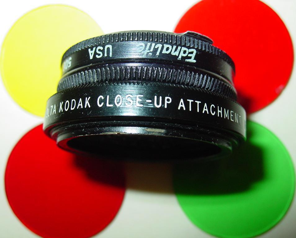 Kodak Camera Series V Daylight Filter Lens & No 7A Close Up Attachment 4 Cases Kodak Camera Series V Daylight Filter Lens & No 7A Close Up Attachment 4 Cases