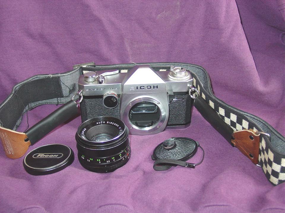 Ricoh Singlex TLS 35mm SLR Film Camera 50mm Lens Ricoh Singlex TLS 35mm SLR Film Camera 50mm Lens