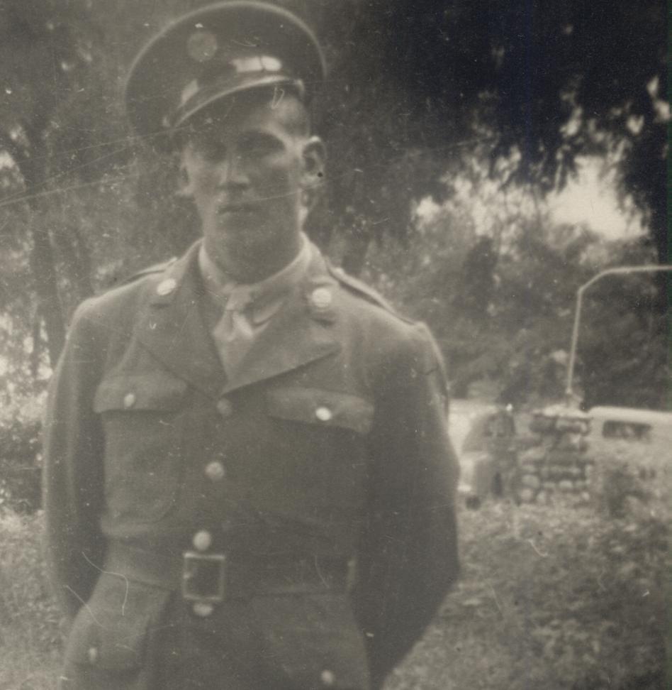 2 Military WWII Soldier in Dress Uniform Portrait Photographs 8 1/2X11" Picture Photo 2 Military WWII Soldier in Dress Uniform Portrait Photographs 8 1/2X11" Picture Photo