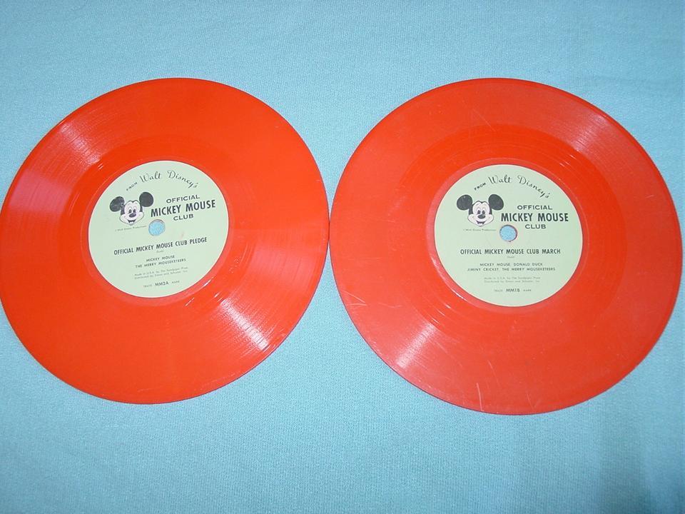 9 Walt Disney Official Mickey Mouse Club Phonograph Records Newsreel 9 Walt Disney Official Mickey Mouse Club Phonograph Records Newsreel
