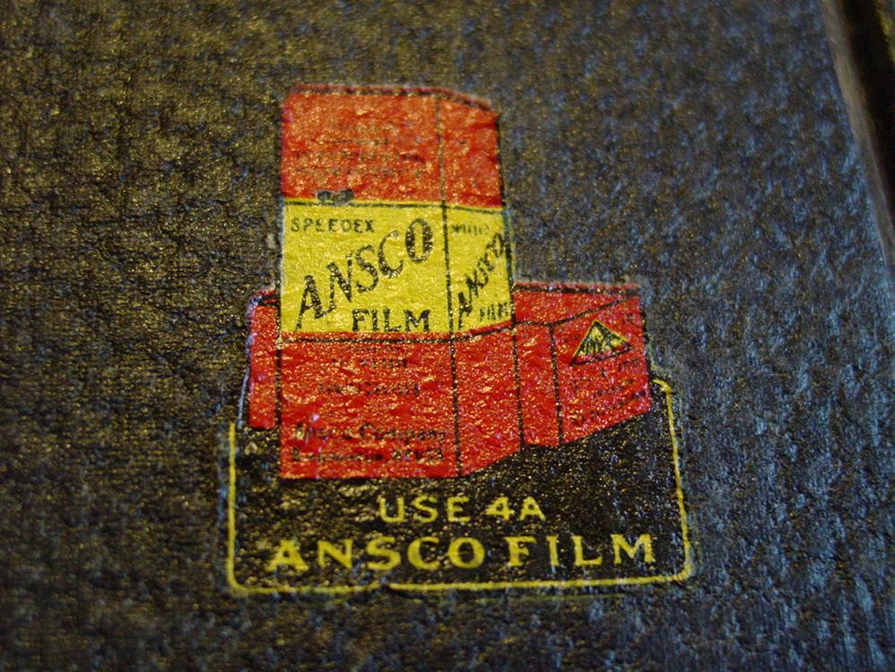 Ansco Box Camera Wood Inside for 4A Film Binghamton New York Ansco Box Camera Wood Inside for 4A Film Binghamton New York