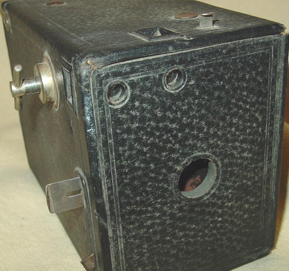 Ansco Box Camera Wood Inside for 4A Film Binghamton New York Ansco Box Camera Wood Inside for 4A Film Binghamton New York