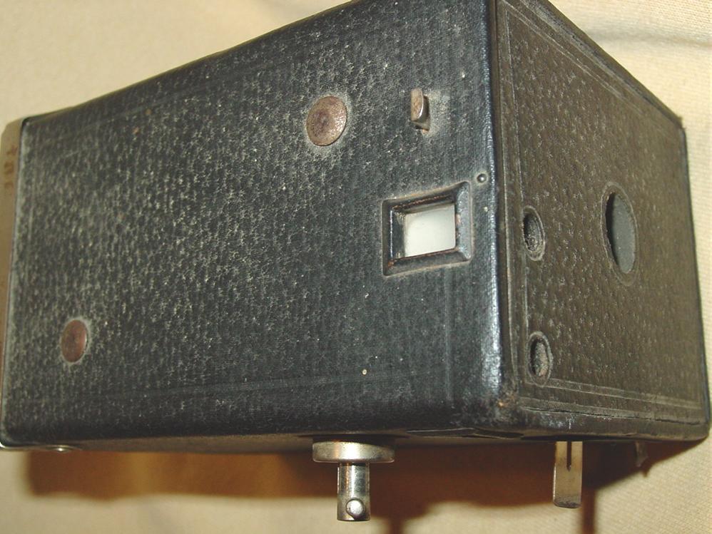 Ansco Box Camera Wood Inside for 4A Film Binghamton New York Ansco Box Camera Wood Inside for 4A Film Binghamton New York