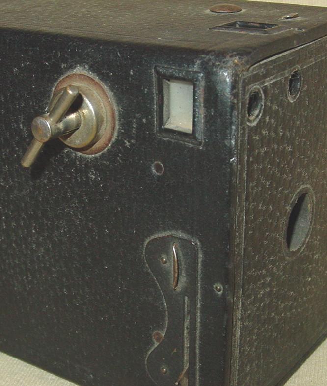 Ansco Box Camera Wood Inside for 4A Film Binghamton New York Ansco Box Camera Wood Inside for 4A Film Binghamton New York