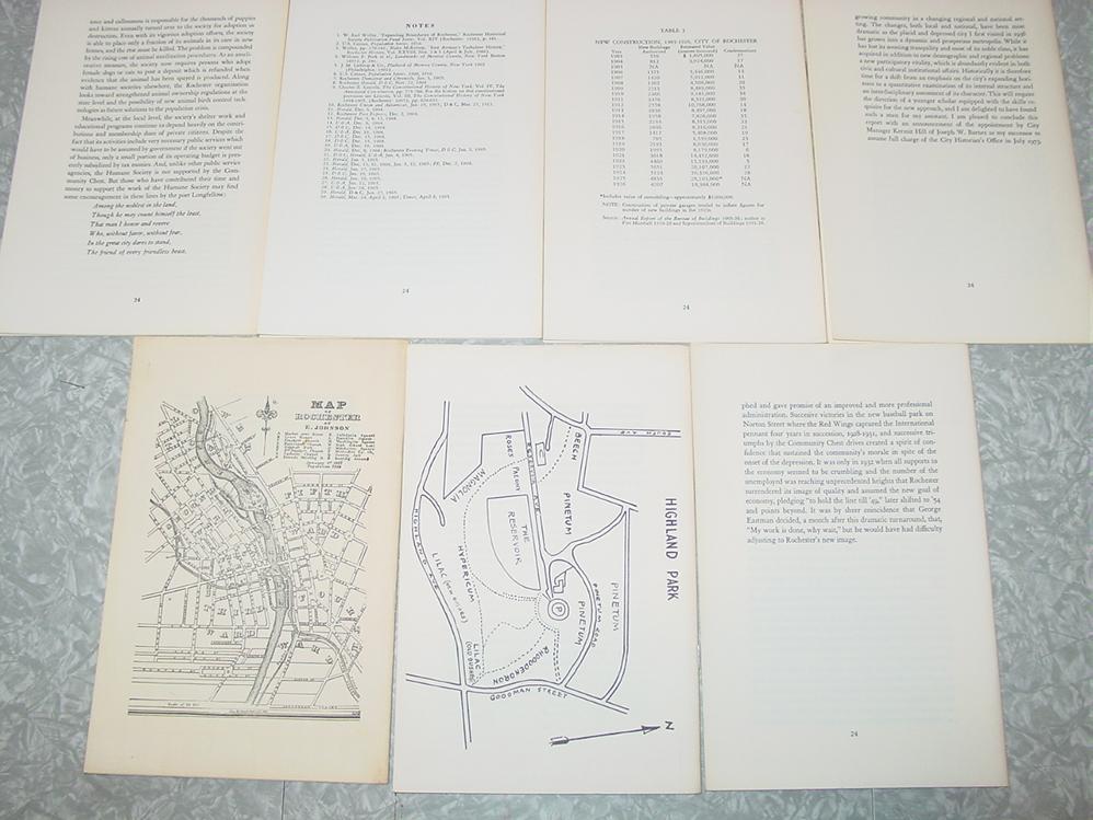 Rochester N.Y. History 7 Issues 1971-73 Flour Mill Humane Society Brighton Village Water Rochester N.Y. History 7 Issues 1971-73 Flour Mill Humane Society Brighton Village Water