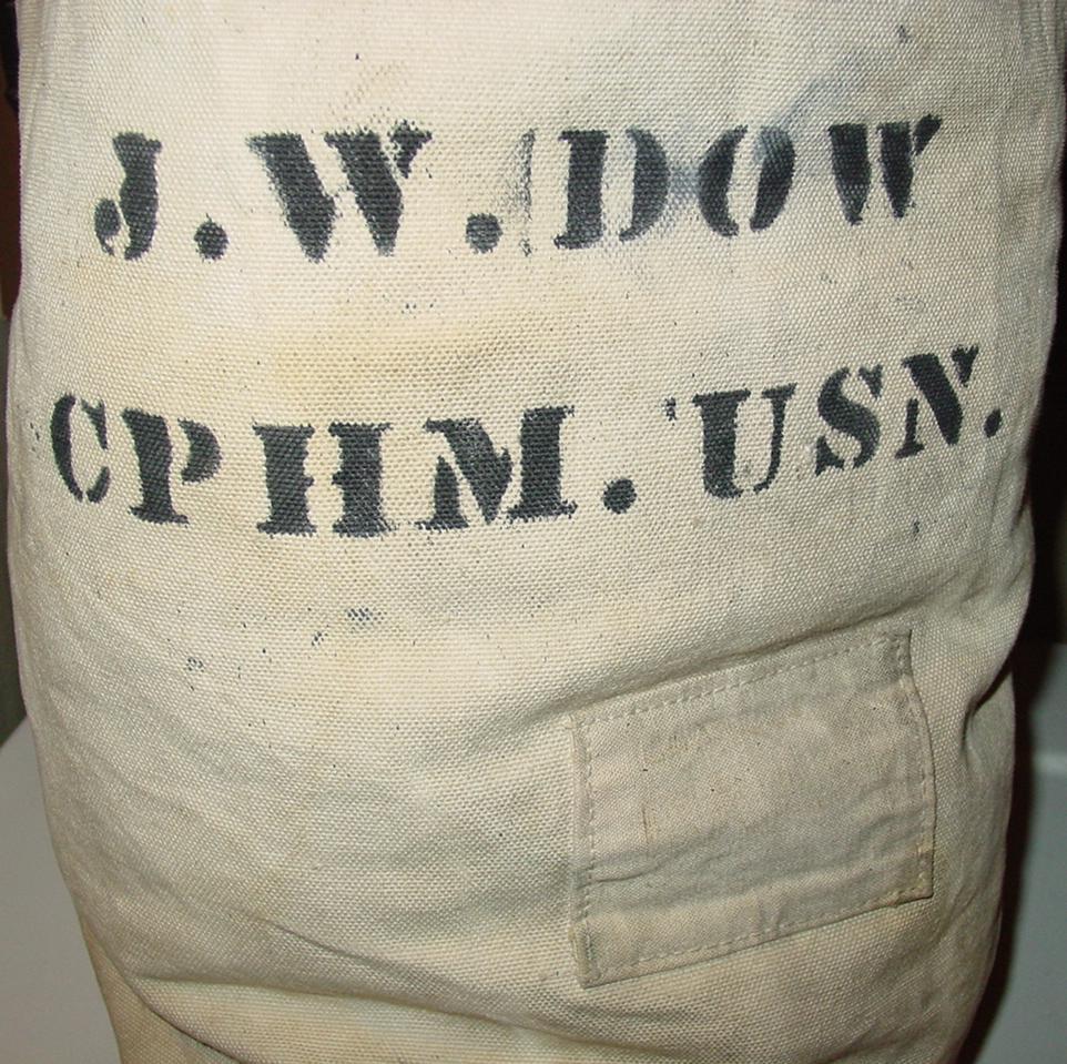 Military WWII Navy Sailor Duffel Bag White Canvas CPHM Sea Ship Gear Duffle Gear Military WWII Navy Sailor Duffel Bag White Canvas CPHM Sea Ship Gear Duffle Gear