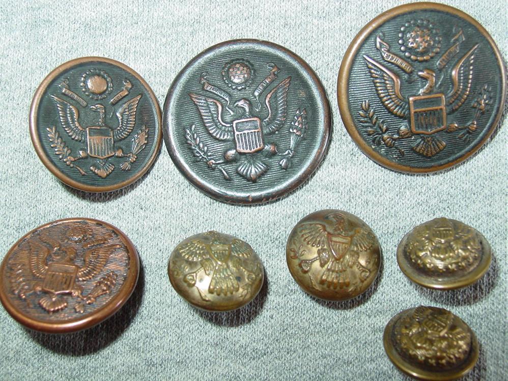Buttons Civil Indian War WWI Buttons S.N. Meyer Horstmann Philidelphia Scovill Waterbury Buttons Civil Indian War WWI Buttons S.N. Meyer Horstmann Philidelphia Scovill Waterbury