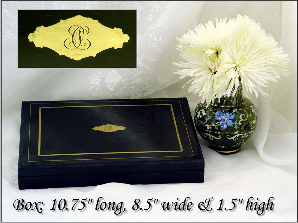 Antique French Restauration Era Vermeil Silver Tea Set w/ Original Box Antique French Restauration Era Vermeil Silver Tea Set w/ Original Box