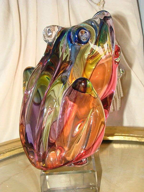 Glass frog by Archimede Seguso (1909-1999) dated at about 1970 Glass frog by Archimede Seguso (1909-1999) dated at about 1970