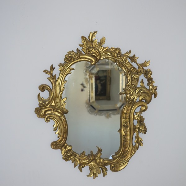 Magnificent Gilt wood Rococco mirror,late 18th century Magnificent Gilt wood Rococco mirror,late 18th century