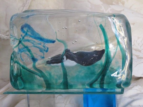 Vintage Murano Cenedese aquarium, dated at about 1950 Vintage Murano Cenedese aquarium, dated at about 1950