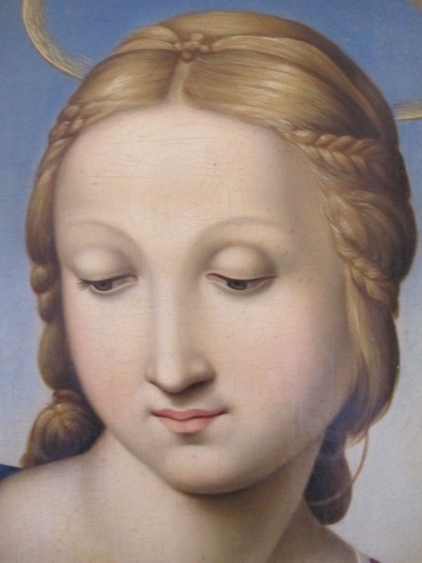 19th century Reproduction of Raphael´s Madonna del Cardellino,dated 1825 and signed 19th century Reproduction of Raphael´s Madonna del Cardellino,dated 1825 and signed